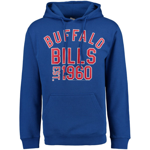 Men Buffalo Bills End Around Pullover Hoodie Royal->buffalo bills->NFL Jersey